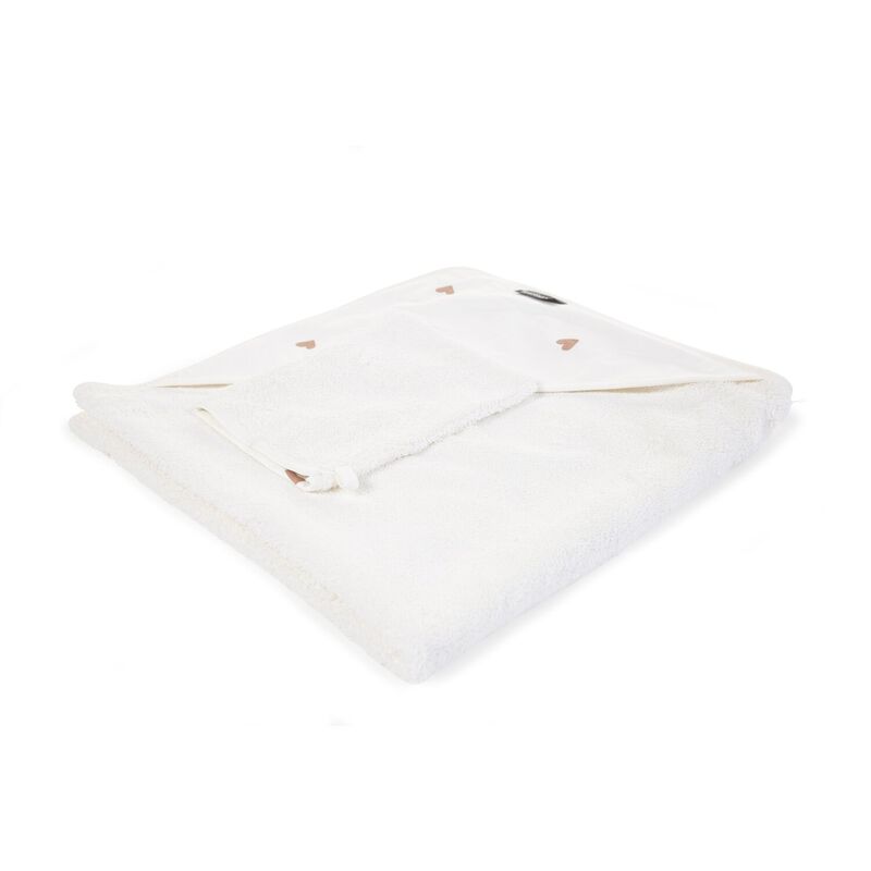Cape De Bain + Gant - 80x80 Cm - Jersey - Hearts