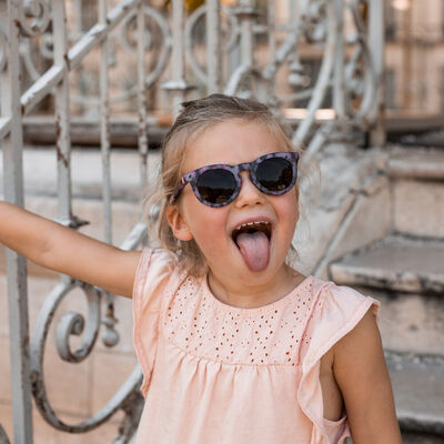 Brille 4-6 jahre sunshine pink tortoise