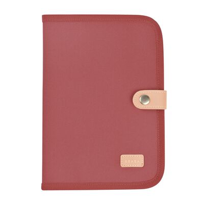 Protège carnet de santé Terracotta