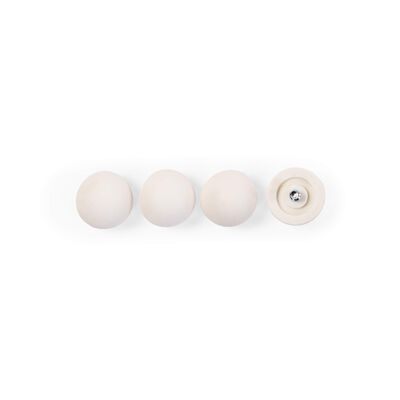 Evolu Set De 4 Pieds En Caoutchouc - Blanc