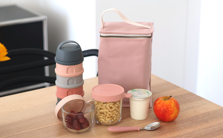 Bolsillo isot&eacute;rmico para el almuerzo dusty rose 