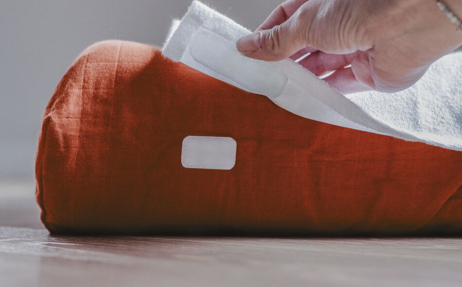 Serviette éponge détachable et imperméable de rechange