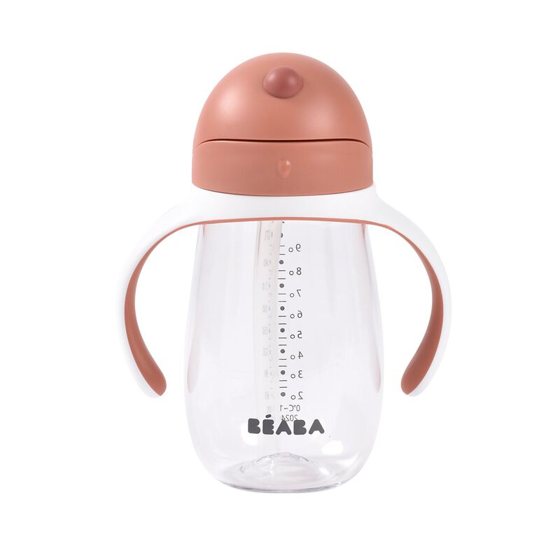 Tasse paille 300ml Terracotta (Béaba) - Image 1