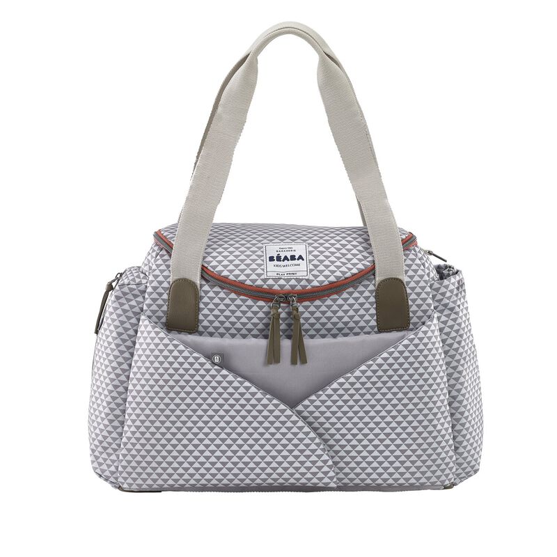 Sydney II Diaper Bag Playprint grey