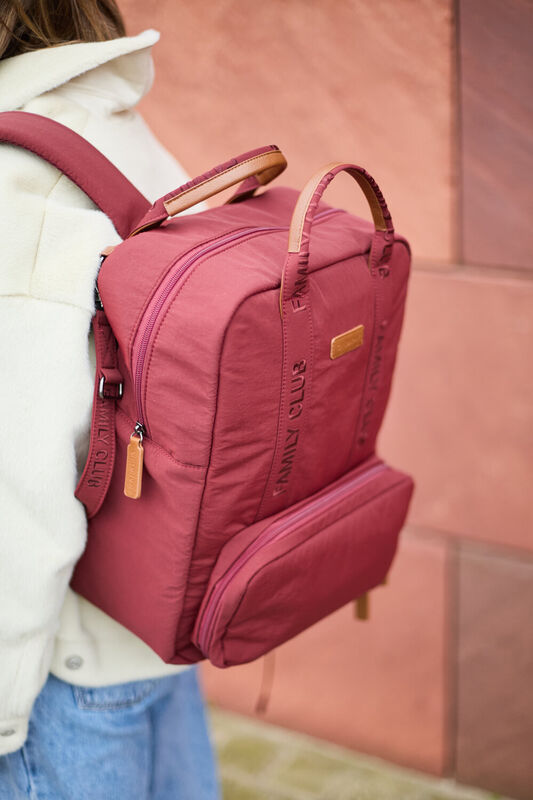 Nursery backpack Family Club Signature Urban burgundy