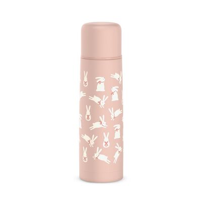 Wonderland 500ml insulated bottle - Bunny Pink