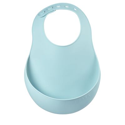 Bavoir silicone Bleu clair