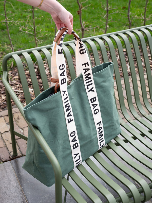 Family Bag Signature - Canvas Green