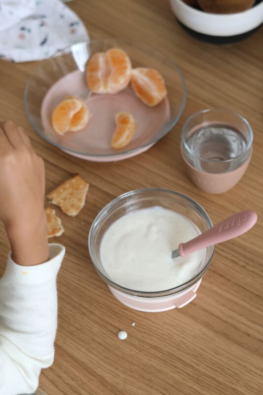 Glass lunch set - Cotton candy
