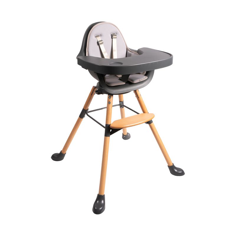 Childhome Evolu One.80° High Chair Anthracite + Light Grey N 1.0