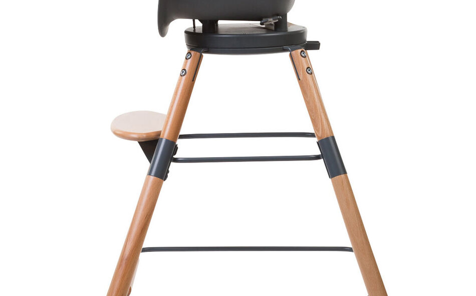 Evolu Extra Set Lange Beine + Fu&szlig;st&uuml;tze - Holz - Natur Anthrazit