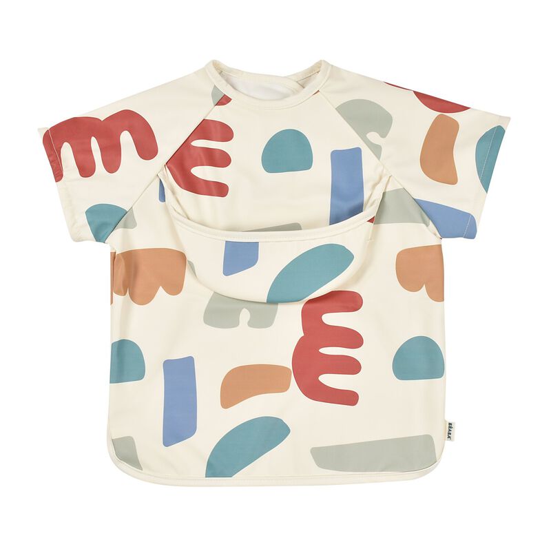 2 in 1 bib with removable sleeves Playful