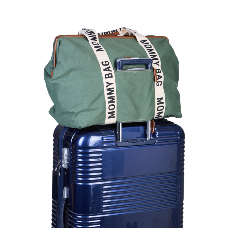 Mommy Bag ® Sac A Langer - Signature - Toile - Vert (Childhome) - Image 10