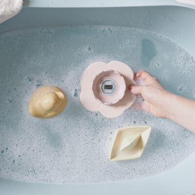 Badethermometer Lotus old pink