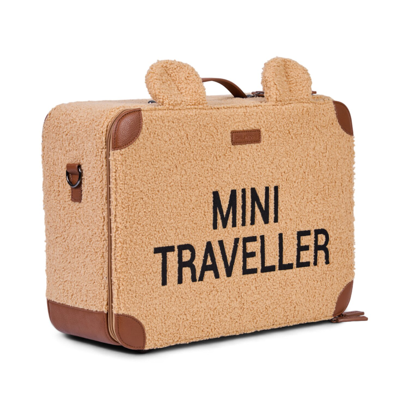 Suitcase Mini Traveller Teddy brown