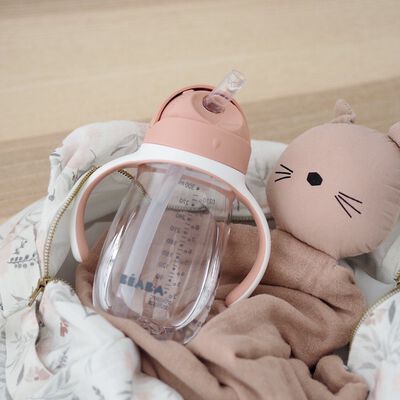 Tritan Straw Cup 300ml - Vintage - Pink