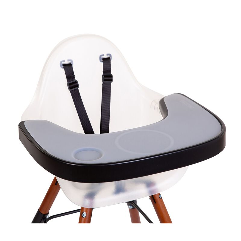 Evolu Tablette De Chaise - Abs - Noir + Napperon En Silicone