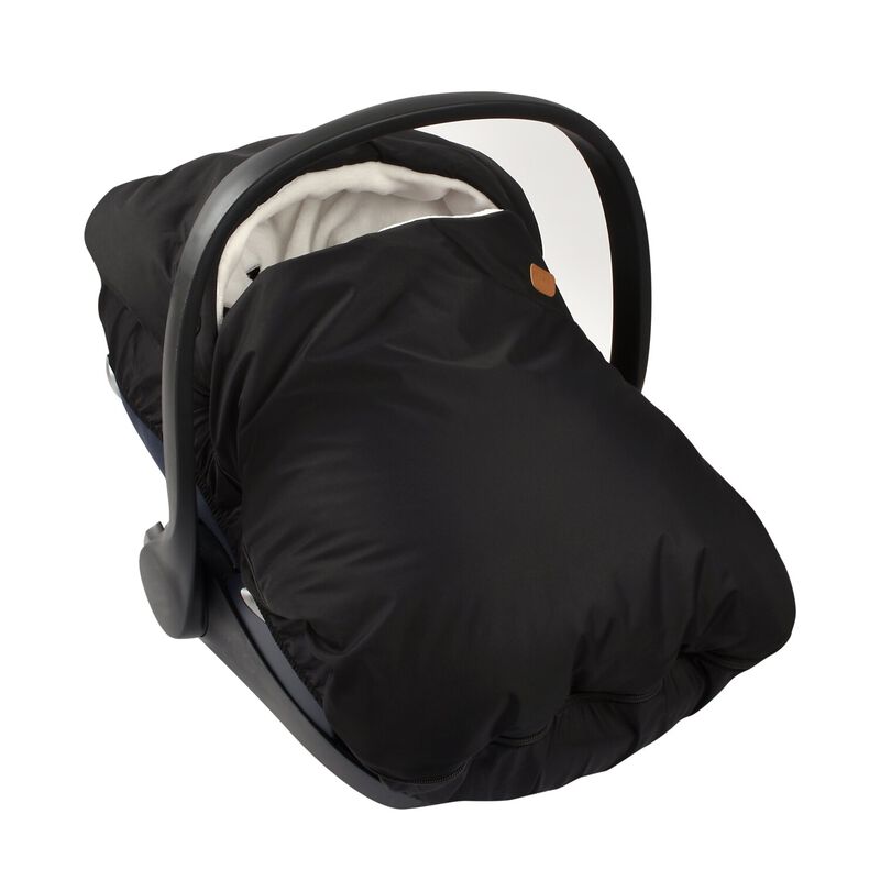 Car seat footmuff black