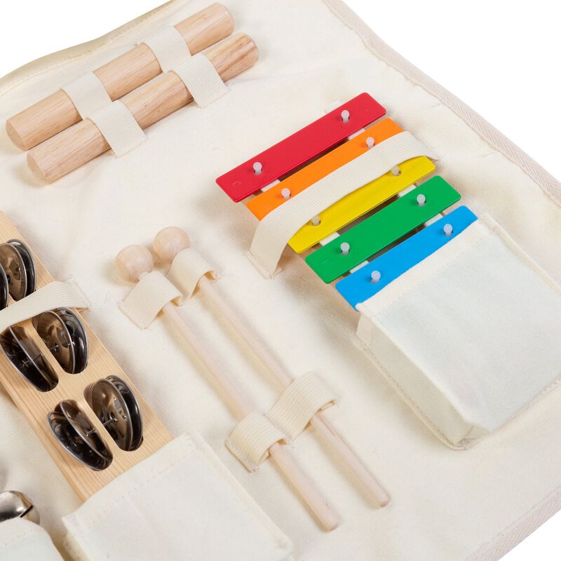 Set di 8 strumenti musicali + organizer