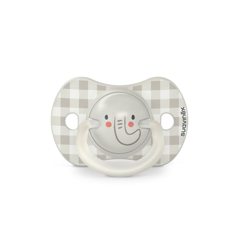 Set van 2 Night&Day SX Pro 0/6M glow-in-the-dark fopspenen Elephant