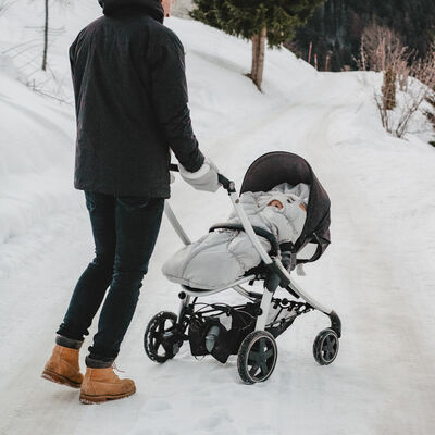 Footmuff 6-24m heather grey