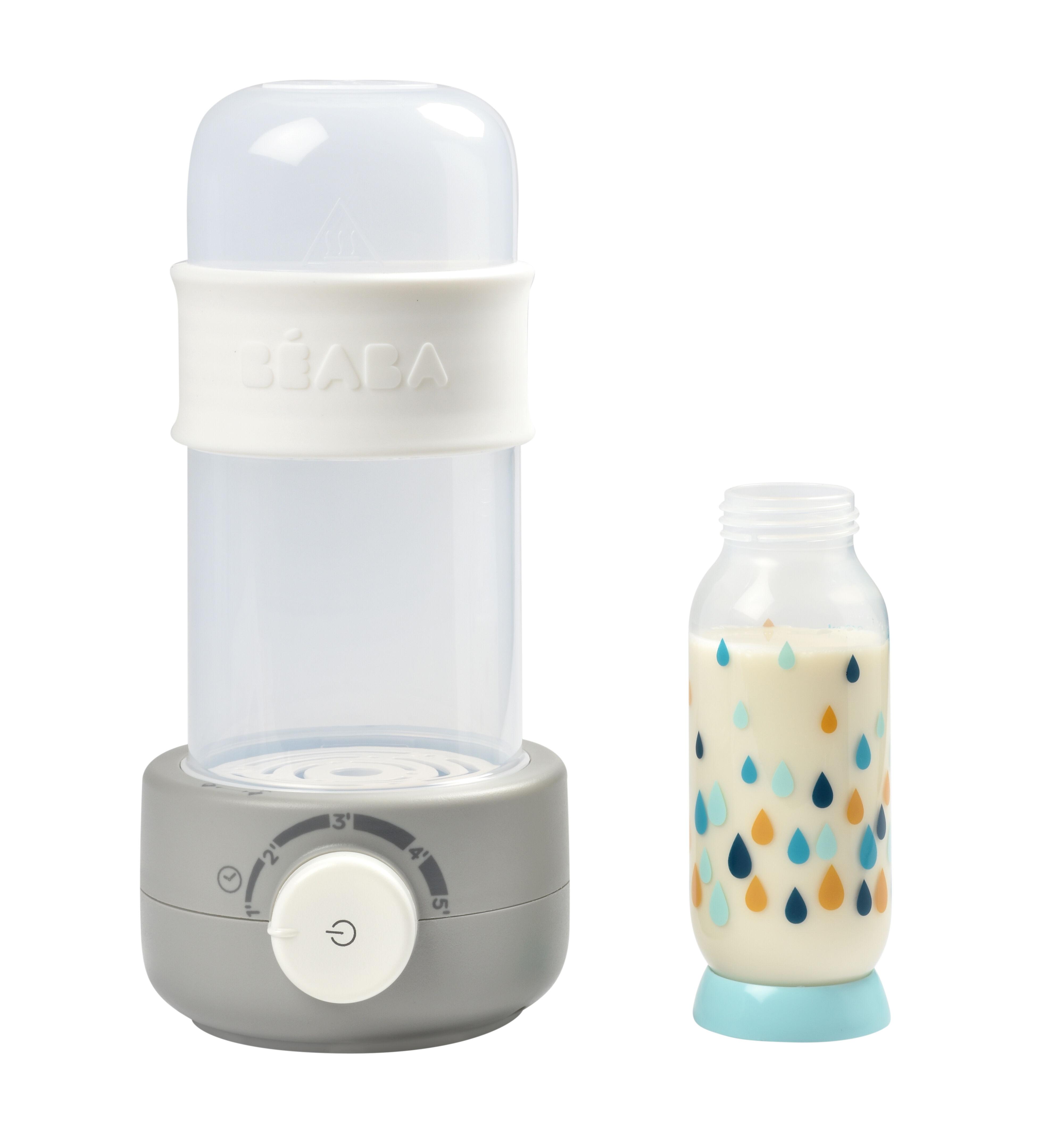 Beaba Milk Prep Babyflaschenwärmer Nahrung Baby Erwärmer Zubereiter Flaschen 