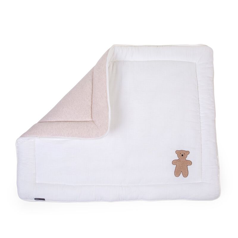 Tappetino box/Lettino 75x95 teddy jersey beige melange