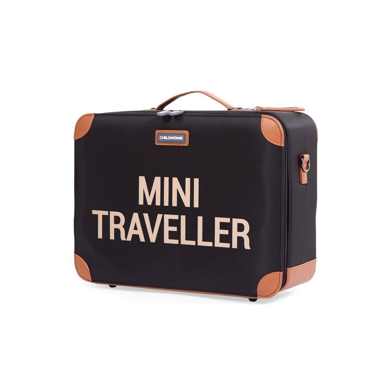 Mini Traveller Kids Suitcase - Black Gold