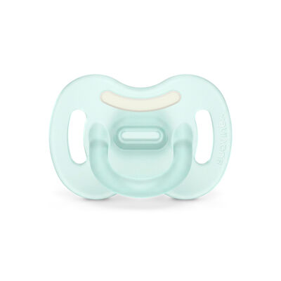 Succhietto Smoothie SX Pro 0-6M Glow in the Dark (Interamente in silicone) - Blue