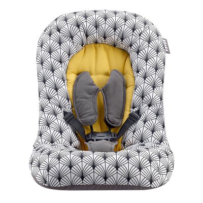 Coussin &eacute;dition limit&eacute;e jaune transat V3