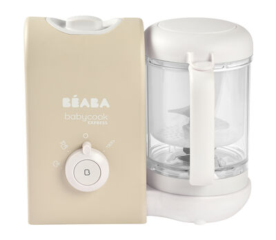  BEABA Babycook Solo 4 in 1 Baby Food Maker, Baby Food  Processor, Steam Cook + Blend, Lrg Capacity 4.5 Cups Makes 27 Servings in  20 Mins, Cook Healthy Baby Food