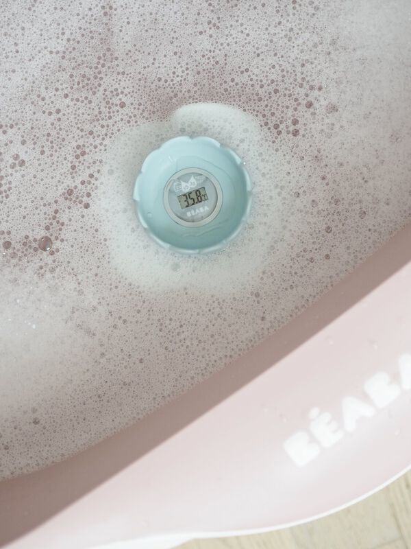 Term&oacute;metro de ba&ntilde;o Lotus green blue