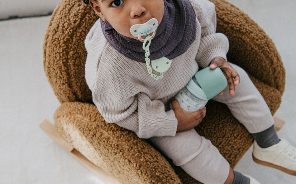Birdies Pacifier Clip with Chain