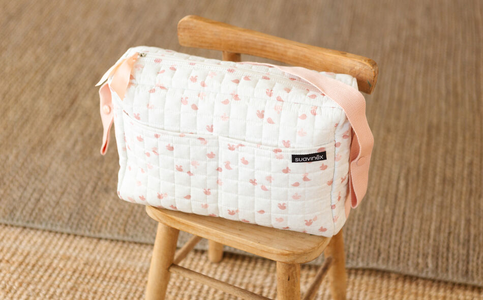 Baby Care Mom Bag &ndash; Birdies Pink