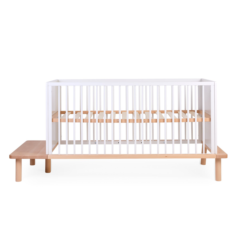 5 in 1 Adjustable EVOBED Cot baby / torddler bed 70x140cm 3 positions in height use from 0 - 6 Y