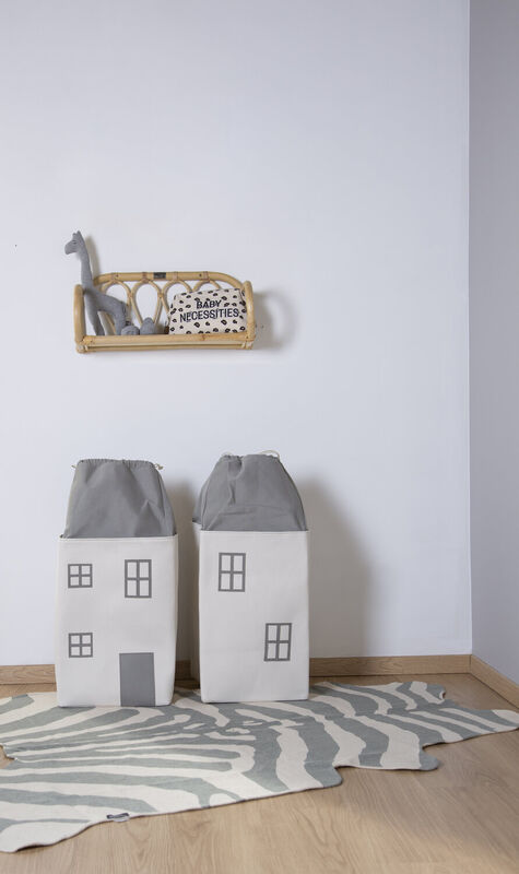Toybox House gris blanco roto