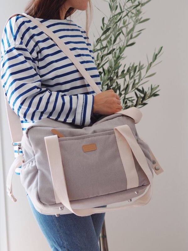 Sac &agrave; langer Paris Gris perle