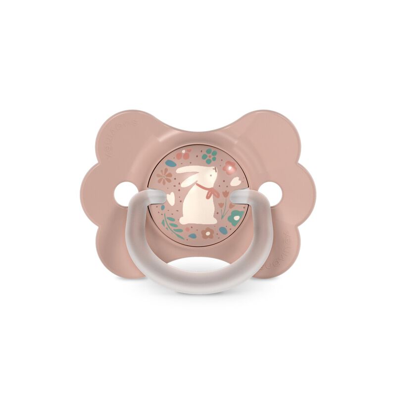 Sucette Butterfly SX Pro 6/18M d&eacute;cor&eacute;e Wonderland - Lapin Rose