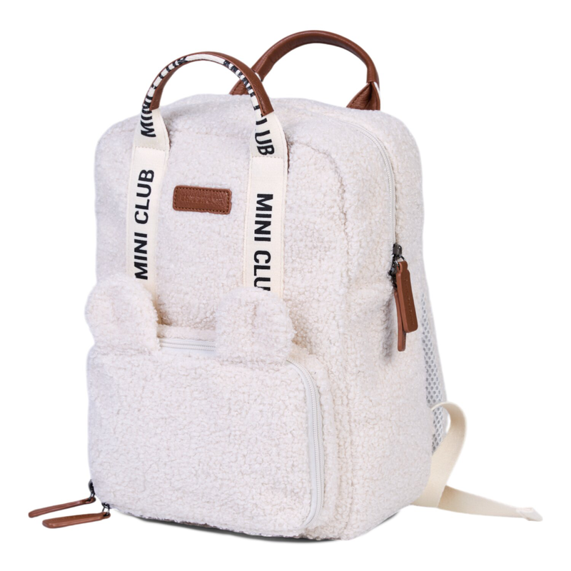 Mini Club Kids Backpack - Signature - Teddy Off White