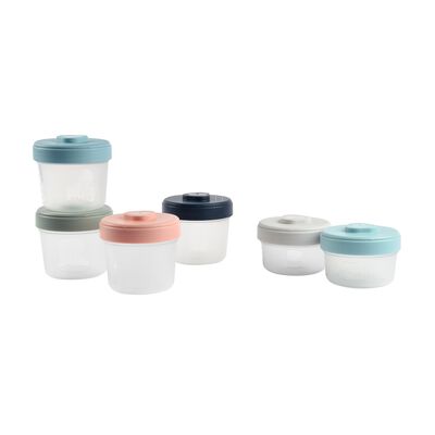 Set de 6 raciones clip - (2x90ml + 4x150ml)