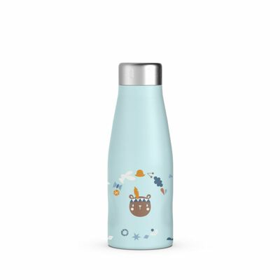 Into The Forest Trinkflasche aus Edelstahl 350 ml. Blue
