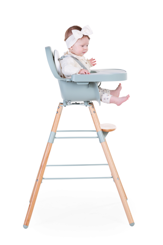 Evolu Extra Set Lange Beine + Fu&szlig;st&uuml;tze - Holz - Natur Minze