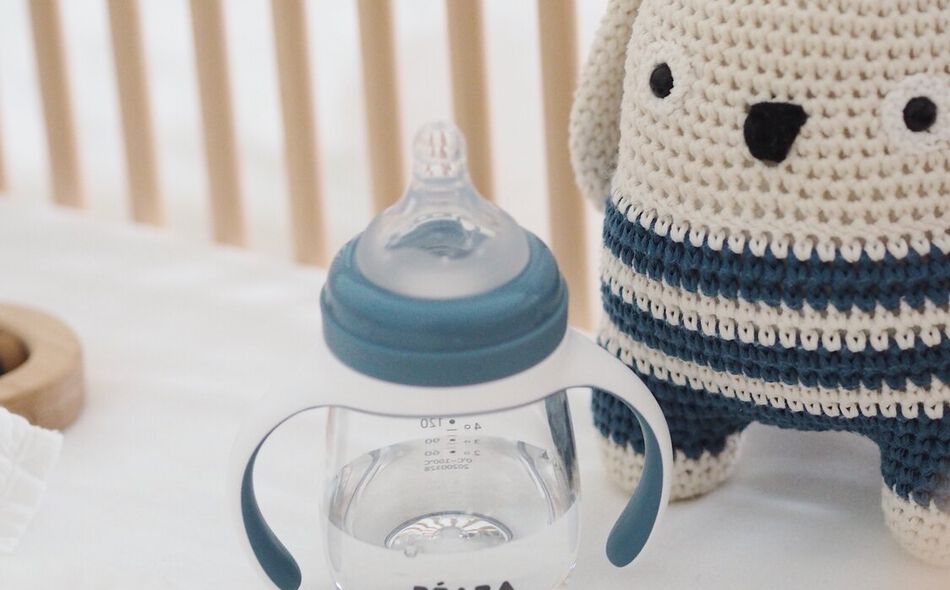 2-In-1 Bottle to Sippy Learning Cup 210ml - Windy Blue