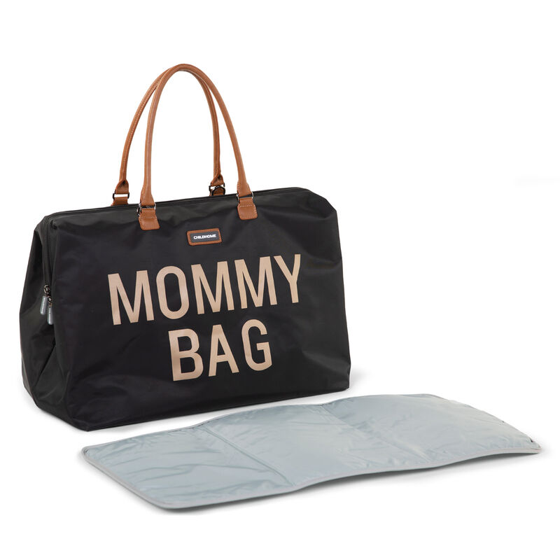 Childhome Mommy Bag - Black/Gold 2.0