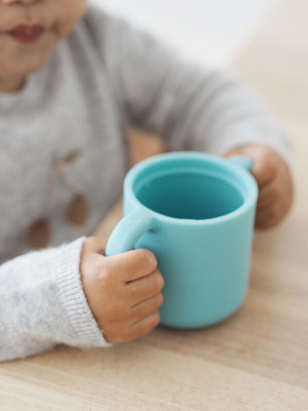 Silicone learning cup blue 5.0
