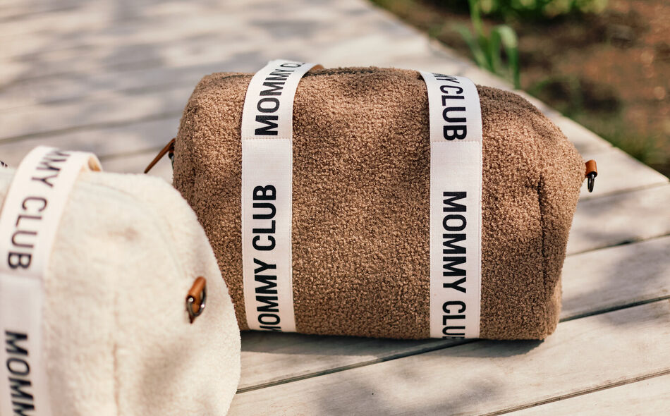Verzorgingstas Mommy Club - Signature - Teddy Zacht Bruin