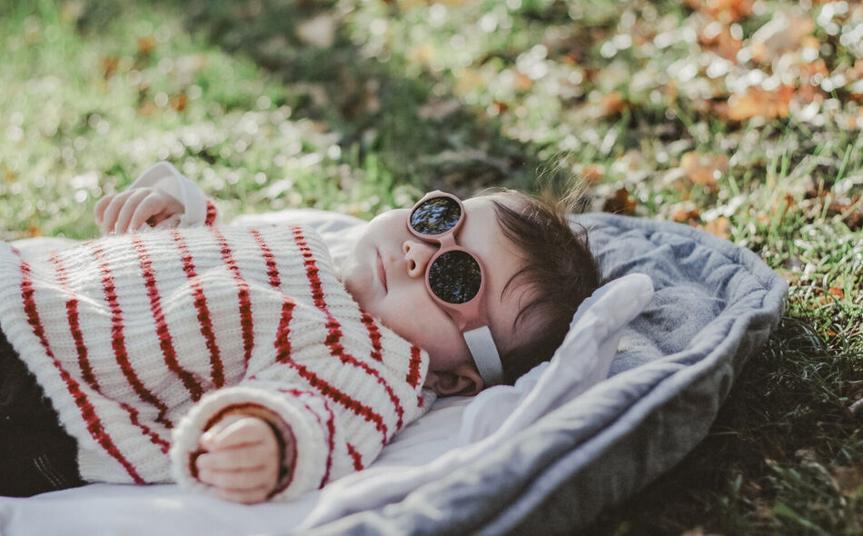 Newborn Strap Sunglasses 0-9m - Terracota