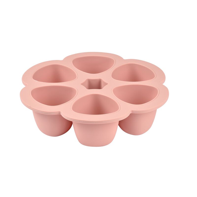 Silicone Multi-Portion Trays 6x3 oz. old pink