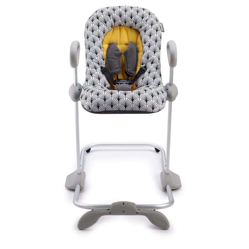 Up and Down Baby Bouncer IV yellow palm tree