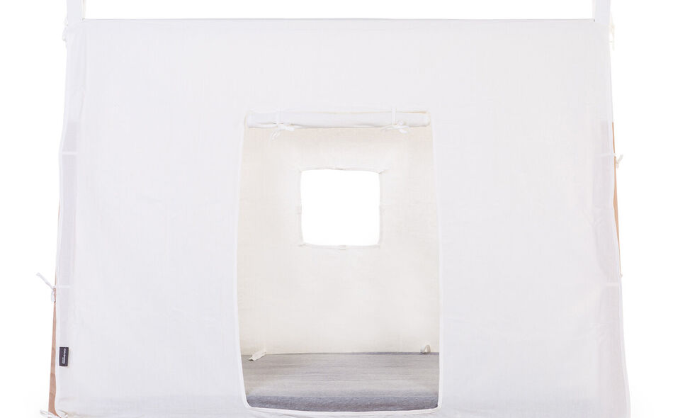 Housse Tipi Gris Pour Lit Enfant 70x140 Cm - Décoration Chambre Enfant